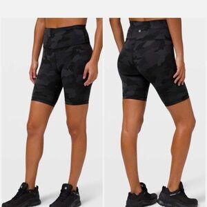 Lululemon wunder train shorts black camo
